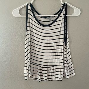 Striped crop top